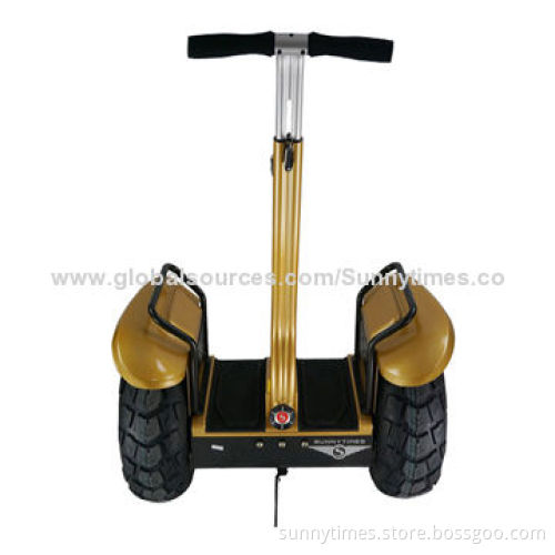 Electric scooter with LED lights